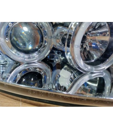 DW FAROS AUDI A4 B6 00-04 OJOS ANGEL CCFL FONDO CROMO R145360C1