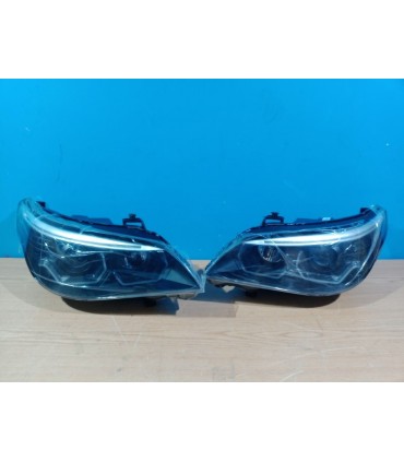 DW FAROS BMW E60 E61 03-07 ANGEL EYES LED U HALO FONDO NEGRO R020188C7