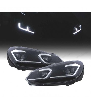 DW FAROS VOLKSWAGEN VW GOLF 6 08-13 LOOK SILVER GOLF 7 DINAMICOS R022116C2