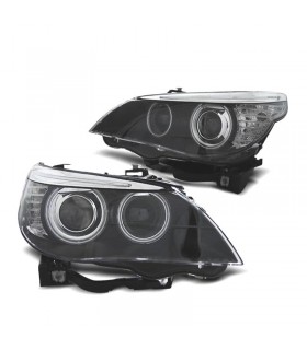 DW FAROS XENON BMW E60 E61 03-04 OJOS ANGEL CCFL D2S FONDO NEGRO R148710C2