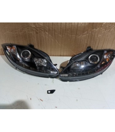 CX FAROS SEAT LEON ALTEA TOLEDO 04-09 LUZ DIURNA LED FONDO NEGRO R145756C4