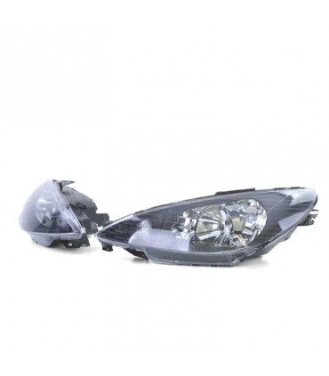 CX FAROS PEUGEOT 206 98-06 FONDO NEGRO H4 OEM R147507C1