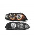 DW FAROS BMW E46 BERLINA 98-01 OJOS ANGEL FONDO NEGRO R145469C1