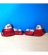 BY PILOTOS BMW E46 TOURING 98-05 LED CROMO ROJO R145230C2