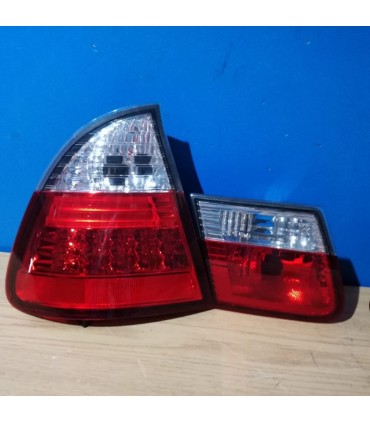 BY PILOTOS BMW E46 TOURING 98-05 LED CROMO ROJO R145230C2
