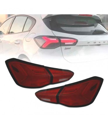 DW PILOTOS FORD FOCUS MK4 18-21 LED DINAMICO ROJO AHUMADO R012294C2