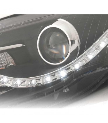 OL FAROS AUDI A4 B7 LUZ DIURNA LED FONDO NEGRO 04-07 R146286C7