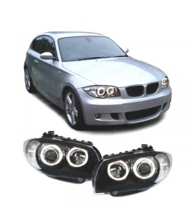 AZ FAROS BMW E81 E87 E82 E88 04-11 OJOS ANGEL FONDO NEGRO R020143C1