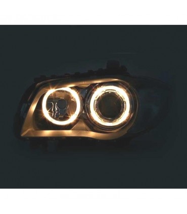 AZ FAROS BMW E81 E87 E82 E88 04-11 OJOS ANGEL FONDO NEGRO R020143C1