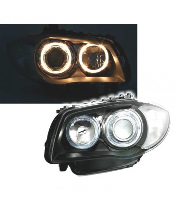 AZ FAROS BMW E81 E87 E82 E88 04-11 OJOS ANGEL FONDO NEGRO R020143C1