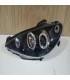 DW FAROS PEUGEOT 206 98-08 OJOS ANGEL CCFL FONDO NEGRO H4 OEM R146976C1