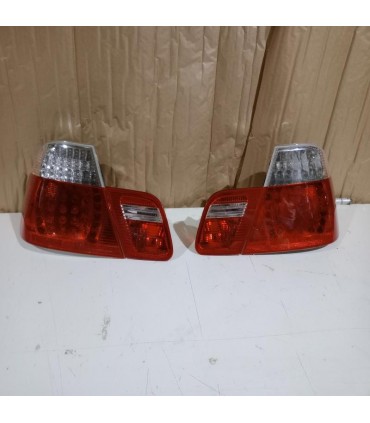 DW PILOTOS BMW E46 COUPÉ 99-03 LED ROJO CROMO LOOK M3 R145968C16