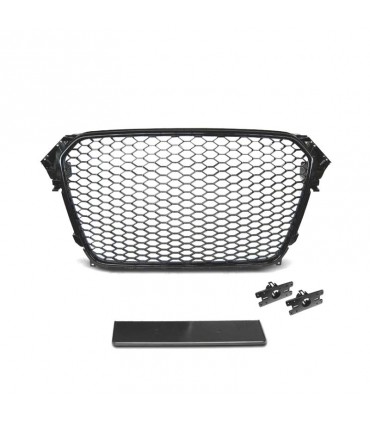 CB PARRILLA AUDI A4 B8 11-15 NEGRO BRILLO PDC R148427C1