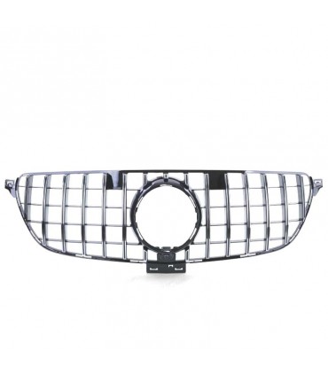CX PARRILLA MERCEDES GLE COUPE C292 15-19 LOOK GT-R PANAMERICANA CROMO NEGRO CAMARA C030115C13