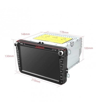AZ RADIO GPS ANDROID 12 SEAT LEON ALTEA TOLEDO ALHAMBRA USB GPS TACTIL HD M010414L1