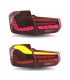 DW PILOTOS BMW F30 FULL LED LIGHT BAR OLED ROJO R012381C1