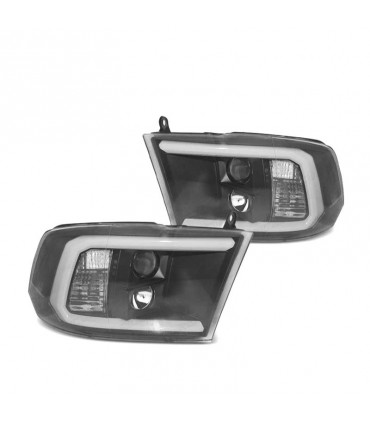 DW FAROS DODGE RAM 09-18 LUZ DIURNA LED NEGRO R014057C1