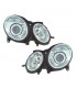 CX FAROS MERCEDES CLASE E W211 02-06 LUPA FONDO CROMO R146820C1