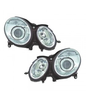 CX FAROS MERCEDES CLASE E W211 02-06 LUPA FONDO CROMO R146820C1