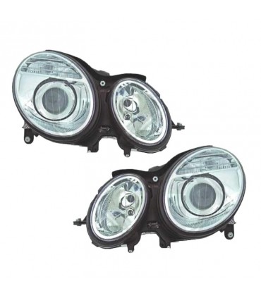 CX FAROS MERCEDES CLASE E W211 02-06 LUPA FONDO CROMO R146820C1