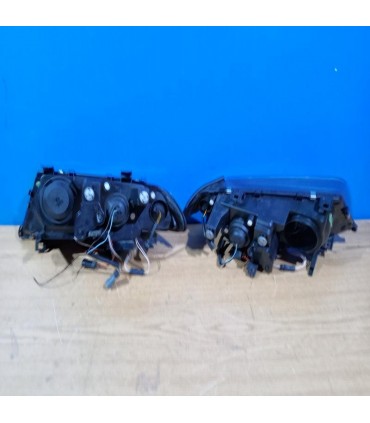 DW FAROS BMW E46 4 PUERTAS 98-01 OJOS ANGEL FONDO NEGRO R145935C1