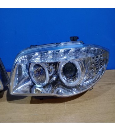 DW FAROS BMW E81 E87 E82 E88 OJOS ANGEL LUZ DIURNA FONDO CROMO R145804C2