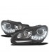 CX FAROS VOLKSWAGEN VW GOLF 6 FONDO NEGRO DRL R012817C14