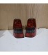 BY PILOTOS VOLKSWAGEN VW GOLF 4 VARIANT 97-03 ROJO CROMO R147675C2