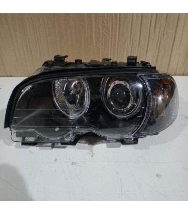 CX FAROS BMW E46 COUPE 99-03 OJOS ANGEL CCFL INTERMITENTES FONDO NEGRO R147027C1