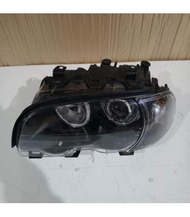 CX FAROS BMW E46 COUPE 99-03 OJOS ANGEL CCFL INTERMITENTES FONDO NEGRO R147027C1