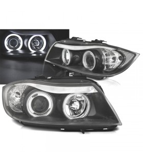 DW FAROS BMW E90 E91 05-08 OJOS ANGEL CCFL FONDO NEGRO R145752C7