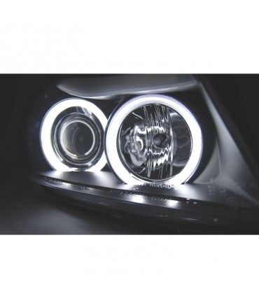 DW FAROS BMW E90 E91 05-08 OJOS ANGEL CCFL FONDO NEGRO R145752C7