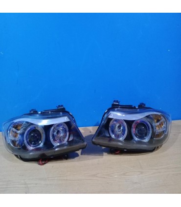 DW FAROS BMW E90 E91 05-08 OJOS ANGEL CCFL FONDO NEGRO R145752C7