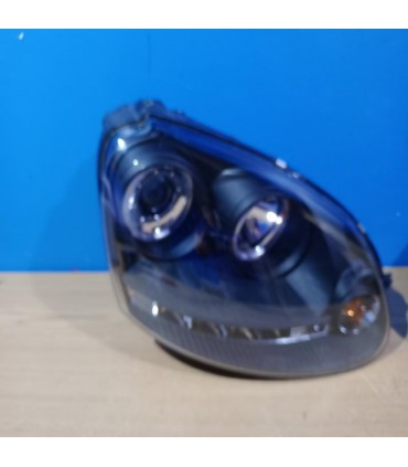 AZ FAROS VOLKSWAGEN VW GOLF 5 03-08 JETTA 05-10 OJOS DE ANGEL LUZ DIURNA LED + CCFL FONDO NEGRO R145792C5