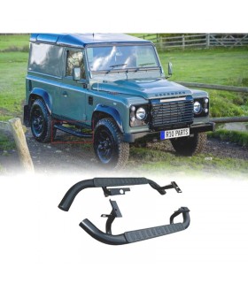 BY ESTRIBERAS ESTRIBOS LAND ROVER DEFENDER 90 83-16 NEGRO R024147C1