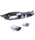 DW DIFUSOR MERCEDES CLA C118 19- AMG NEGRO BRILLO + COLAS ESCAPE C010657C1