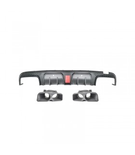 DW DIFUSOR MERCEDES C205 15-21 LOOK BRABUS NEGRO BRILLO C012664C1