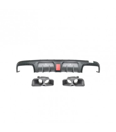 DW DIFUSOR MERCEDES C205 15-21 LOOK BRABUS NEGRO BRILLO C012664C1