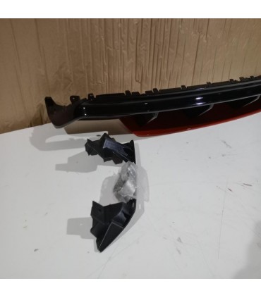 BA DIFUSOR MERCEDES CLASE A W176 AMG 12-18 LOOK A45 AMG NEGRO BRILLO ROJO R024165C1