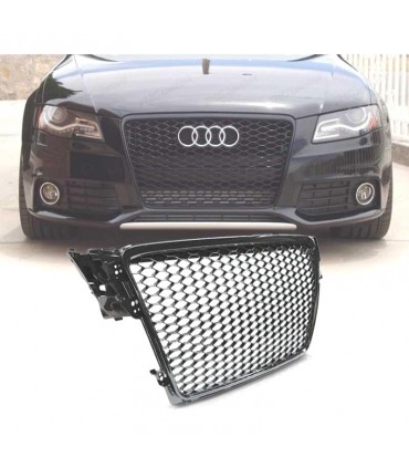 BY PARRILLA AUDI A4 B8 08-11 LOOK RS NEGRO BRILLO R148423C1