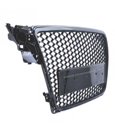 BY PARRILLA AUDI A4 B8 08-11 LOOK RS NEGRO BRILLO R148423C1
