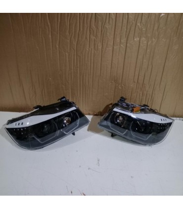 DW FAROS BMW E90 E91 05-08 OJOS ANGEL LED 3D FONDO NEGRO R147665C12