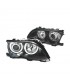 SH FAROS BMW E46 OJOS ANGEL LED CCFL 4 PUERTAS 01-05 FONDO NEGRO R148660C9
