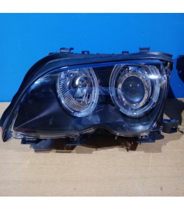 SH FAROS BMW E46 OJOS ANGEL LED CCFL 4 PUERTAS 01-05 FONDO NEGRO R148660C9