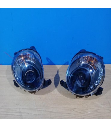 CX FAROS FIAT 500 07-15 LUZ DIURNA TFL FONDO NEGRO R148125C2
