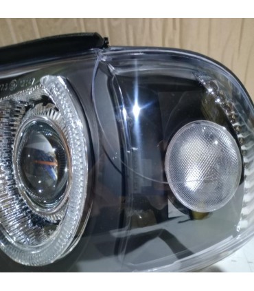 BA FAROS BMW E39 95-00 FONDO NEGRO OJOS ANGEL H7 R145769C3
