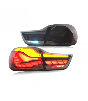 AZ PILOTOS FULL LED BMW F32 F33 F36 F82 LIGHT BAR OLED AHUMADO R020081C1