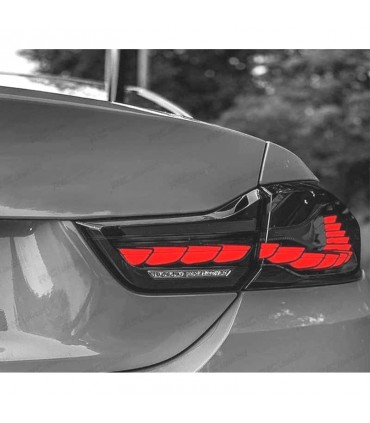 AZ PILOTOS FULL LED BMW F32 F33 F36 F82 LIGHT BAR OLED AHUMADO R020081C1