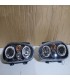 BY FAROS VOLKSWAGEN VW GOLF 4 OJOS ANGEL LED LOOK R32 FONDO NEGRO R020013C16
