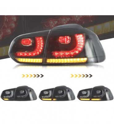DW PILOTOS VOLKSWAGEN VW GOLF 6 08-12 FULL LED DINAMICOS AHUMADOS LOOK R20 R014097C3